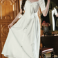 Robe de bal de princesse bustier à volants en satin long, robe de soirée C8117