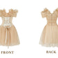Mini robe de soirée en satin, sans bretelles, sans manches, ligne a, simple, C899