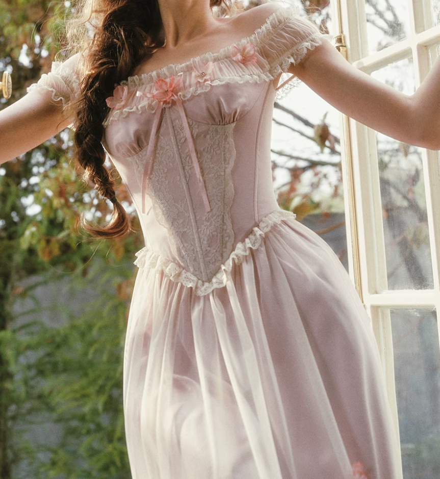 Robe de bal de princesse bustier à volants en satin long, robe de soirée C8117