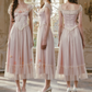 Robe de bal de princesse bustier à volants en satin long, robe de soirée C8117