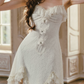 Mini robe de soirée en satin, sans bretelles, sans manches, ligne a, simple, C899