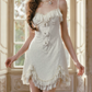 Mini robe de soirée en satin, sans bretelles, sans manches, ligne a, simple, C899