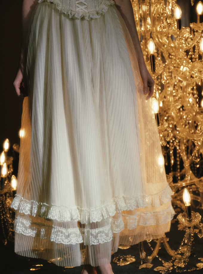 Robe de bal de princesse bustier à volants en satin long, robe de soirée C8117