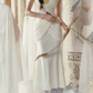 Robe de bal de princesse bustier à volants en satin long, robe de soirée C8117