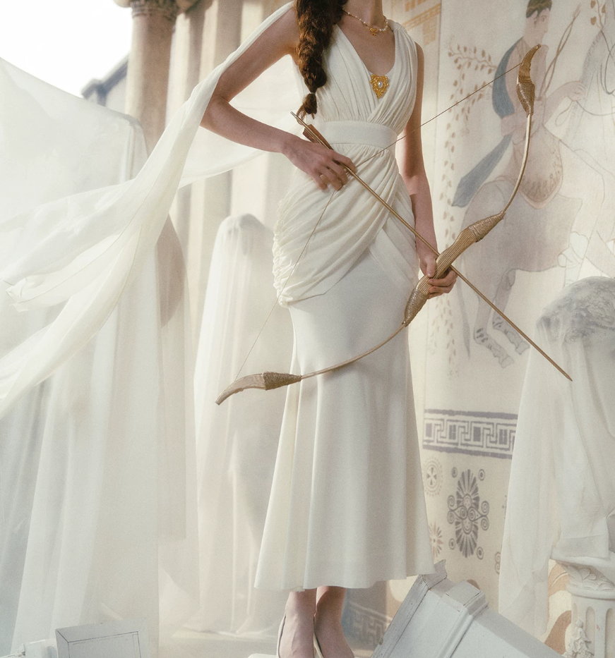 Robe de bal de princesse bustier à volants en satin long, robe de soirée C8117