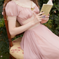 Robe de bal de princesse bustier à volants en satin long, robe de soirée C8117