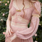 Robe de bal de princesse bustier à volants en satin long, robe de soirée C8117