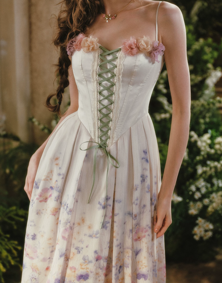 Robe de bal de princesse bustier à volants en satin long, robe de soirée C8117