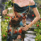 Chic Off-The-Shoulder Prom Dress Floral Slit Sheath Formal Dress C8452