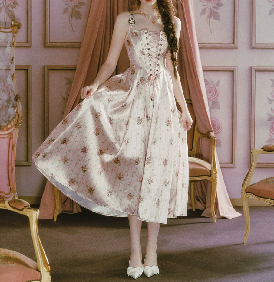 Robe de bal de princesse bustier à volants en satin long, robe de soirée C8117