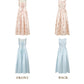 Robe de bal de princesse bustier à volants en satin long, robe de soirée C8117