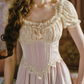 Classical Short Sleeve Pastel Purple Prom Dress Lace A-Line Formal Dress C8455