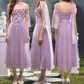 Robe de bal de princesse bustier à volants en satin long, robe de soirée C8117