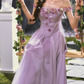 Robe de bal de princesse bustier à volants en satin long, robe de soirée C8117