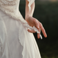 Romantic Off-the-Shoulder Ivory Prom Dress Ruffles A-Line Evening Dress C8457