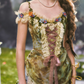Robe de bal de princesse bustier à volants en satin long, robe de soirée C8117