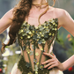 Robe de bal de princesse bustier à volants en satin long, robe de soirée C8117