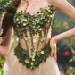 Robe de bal de princesse bustier à volants en satin long, robe de soirée C8117