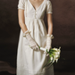 Robe de bal de princesse bustier à volants en satin long, robe de soirée C8117
