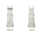 Robe de bal de princesse bustier à volants en satin long, robe de soirée C8117
