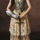 Unique Strapless Silver Bodice Prom Dress Beige Lace Tulle Tiered A-Line Evening Dress C8467