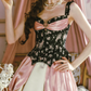 Mini robe de soirée en satin, sans bretelles, sans manches, ligne a, simple, C899
