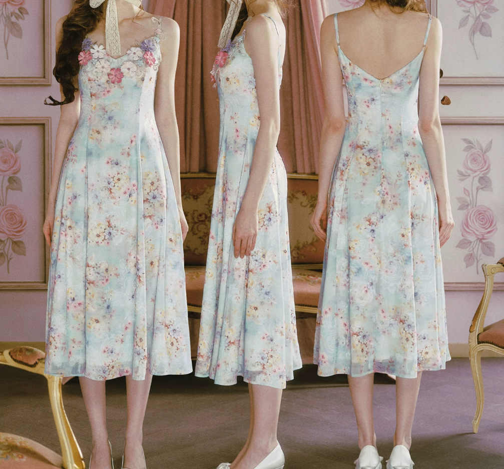 Robe de bal de princesse bustier à volants en satin long, robe de soirée C8117