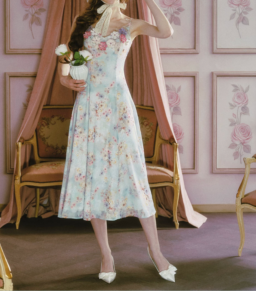 Robe de bal de princesse bustier à volants en satin long, robe de soirée C8117