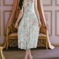 Robe de bal de princesse bustier à volants en satin long, robe de soirée C8117