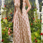 Robe de bal de princesse bustier à volants en satin long, robe de soirée C8117