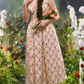 Robe de bal de princesse bustier à volants en satin long, robe de soirée C8117
