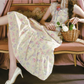 Romantic Square Neck Floral  Prom Dress Lace A-Line Evening Dress C8476
