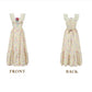 Romantic Square Neck Floral  Prom Dress Lace A-Line Evening Dress C8476
