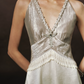 Robe de bal de princesse bustier à volants en satin long, robe de soirée C8117