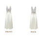 Robe de bal de princesse bustier à volants en satin long, robe de soirée C8117