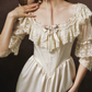 Robe de bal de princesse bustier à volants en satin long, robe de soirée C8117