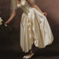 Superbe robe de mariée sirène bustier en satin et tulle, longue et en dentelle, C4563