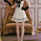 Adorable Lace Spaghetti Straps White Homecoming Dress Bow Ruffles Polka Dots A-Line Birthday Dress C8487