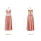 Enchanting Halter Neck Pink Prom Dress Lace A-Line Evening Dress C8493