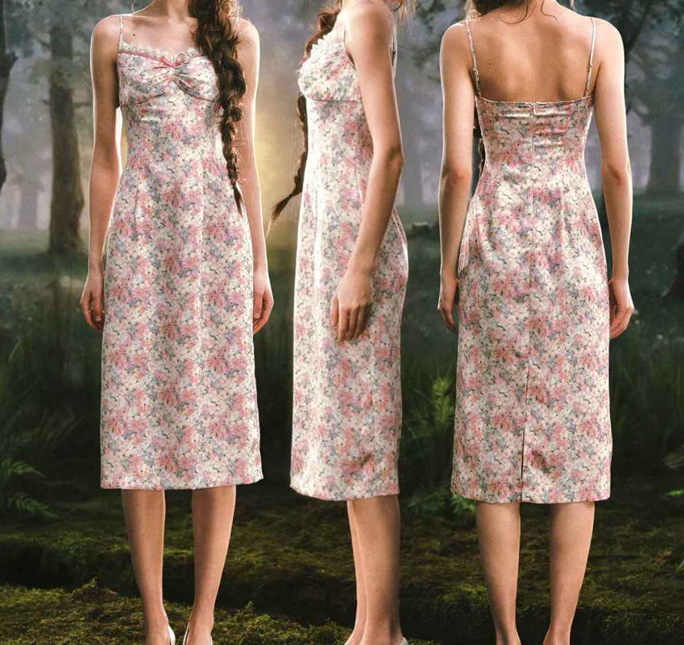 Robe de bal de princesse bustier à volants en satin long, robe de soirée C8117