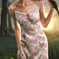Robe de bal de princesse bustier à volants en satin long, robe de soirée C8117