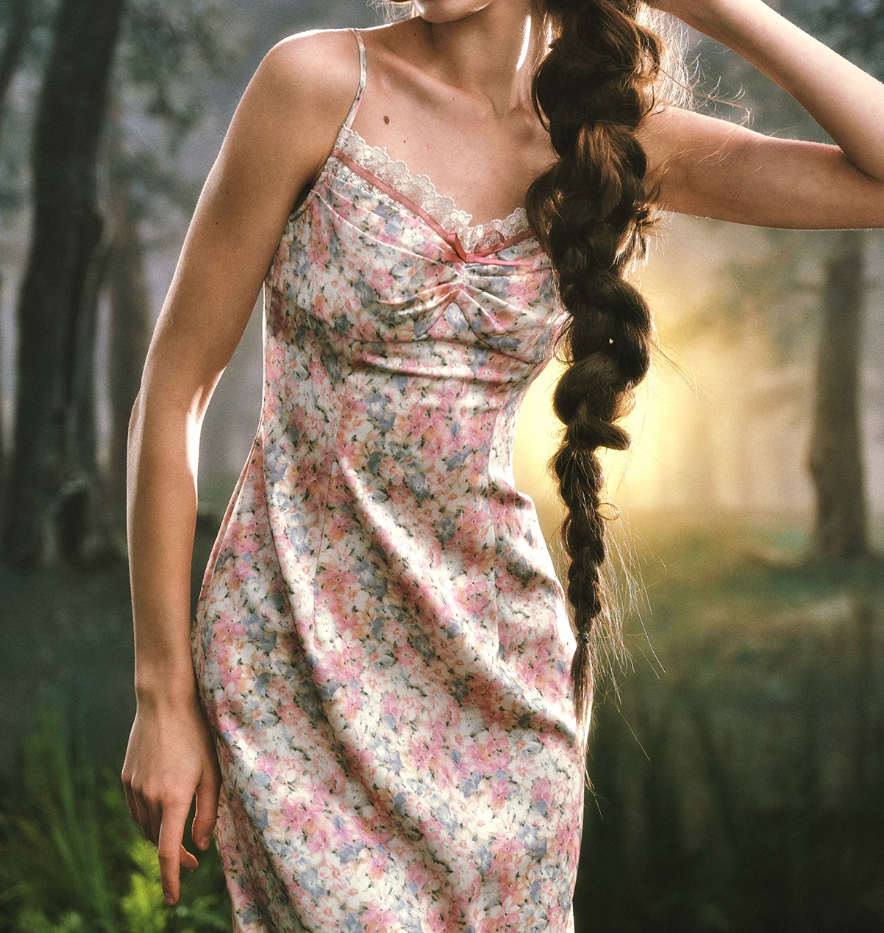 Robe de bal de princesse bustier à volants en satin long, robe de soirée C8117