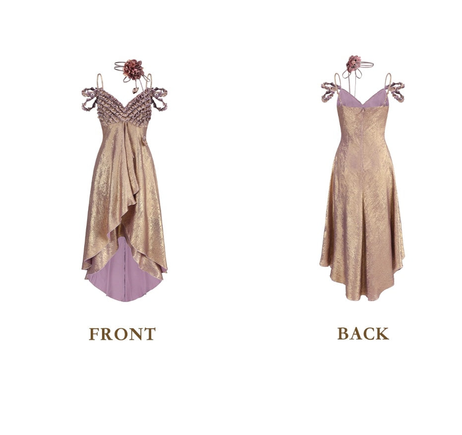 Mini robe de soirée en satin, sans bretelles, sans manches, ligne a, simple, C899