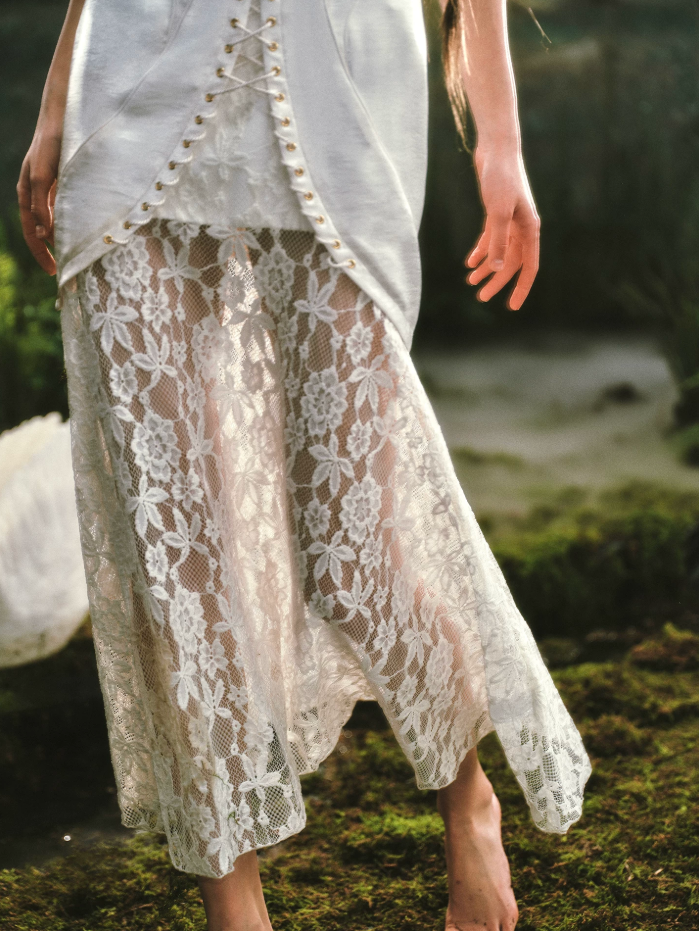 Robe de bal de princesse bustier à volants en satin long, robe de soirée C8117