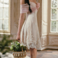 Mini robe de soirée en satin, sans bretelles, sans manches, ligne a, simple, C899