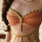 Robe de bal de princesse bustier à volants en satin long, robe de soirée C8117