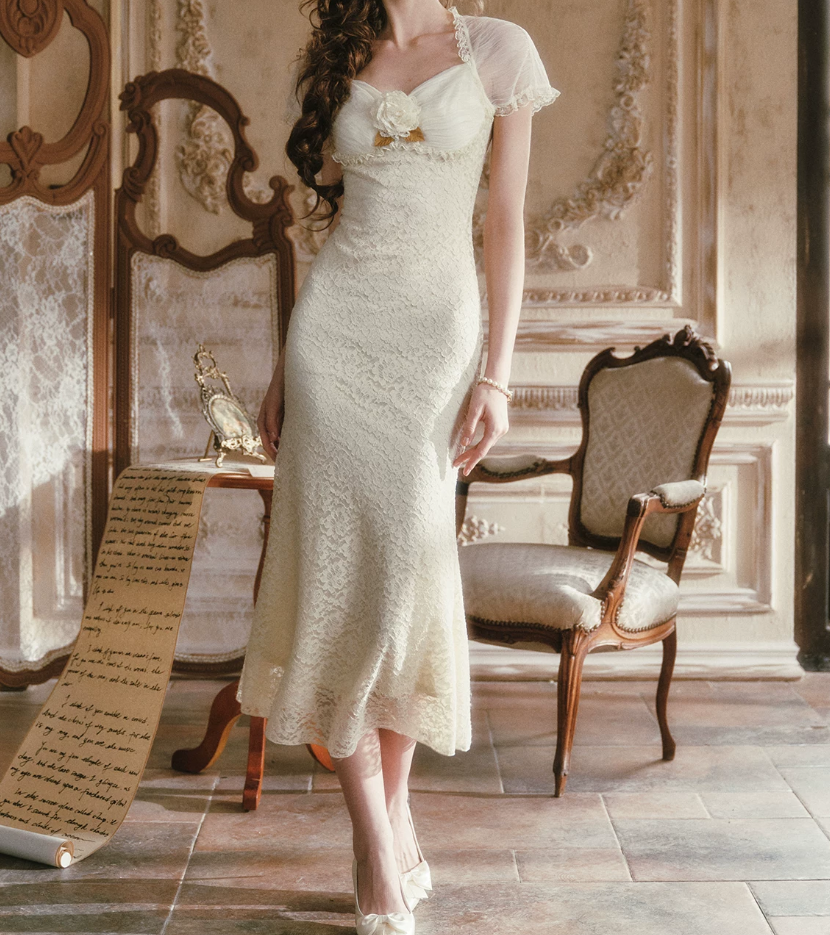 Robe de bal de princesse bustier à volants en satin long, robe de soirée C8117
