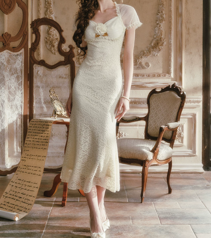 Robe de bal de princesse bustier à volants en satin long, robe de soirée C8117