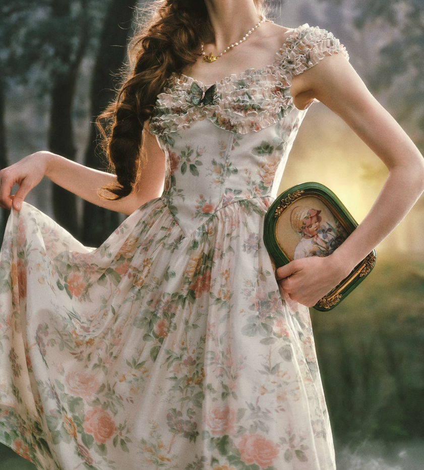 Robe de bal de princesse bustier à volants en satin long, robe de soirée C8117