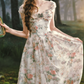 Robe de bal de princesse bustier à volants en satin long, robe de soirée C8117